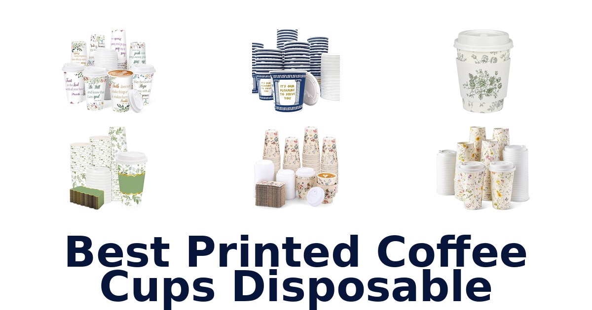 best printed coffee cups disposable