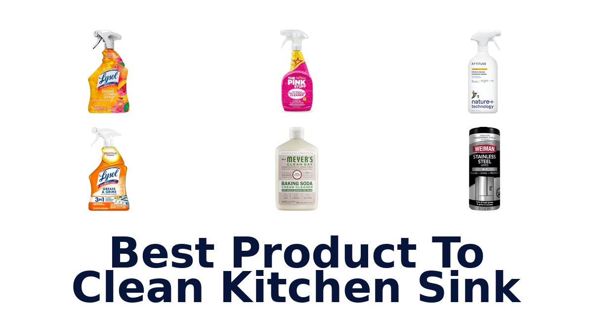 best product to clean kitchen sink