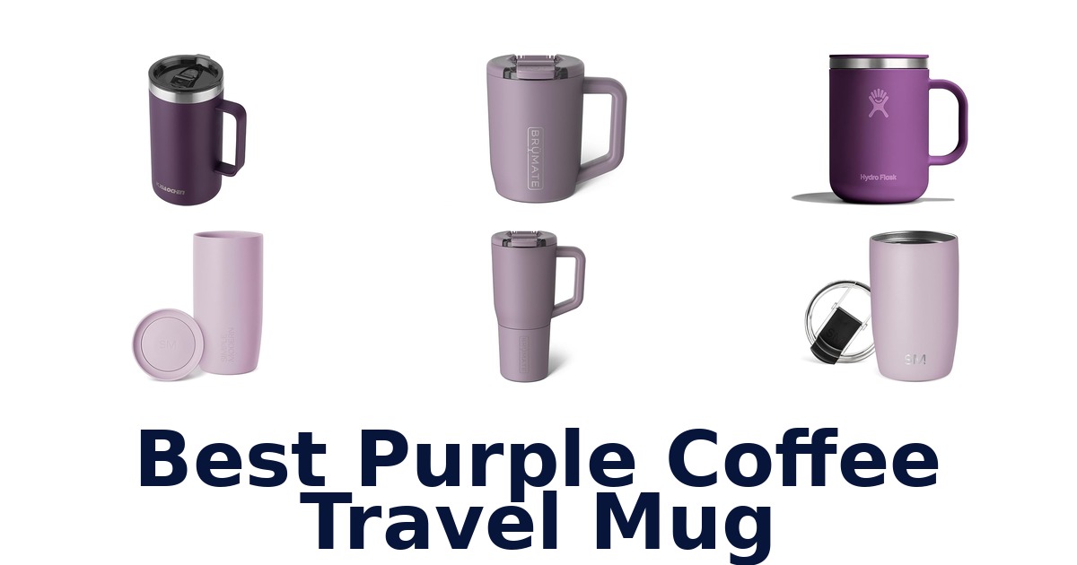 best purple coffee travel mug