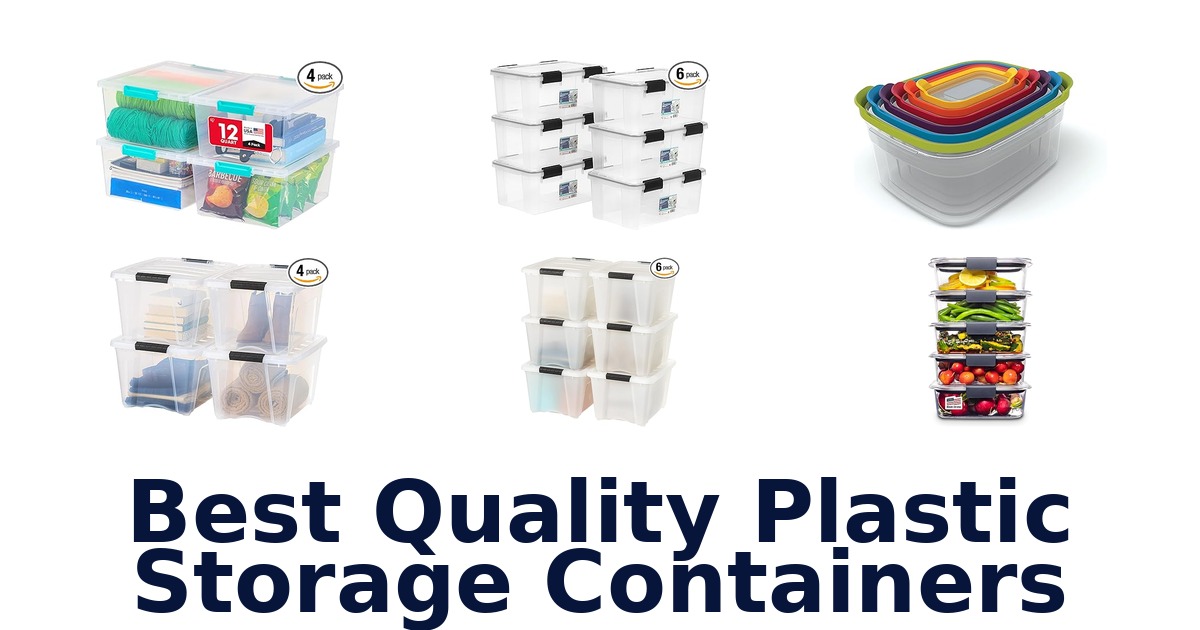 best quality plastic storage containers