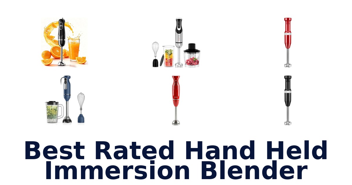 best rated hand held immersion blender