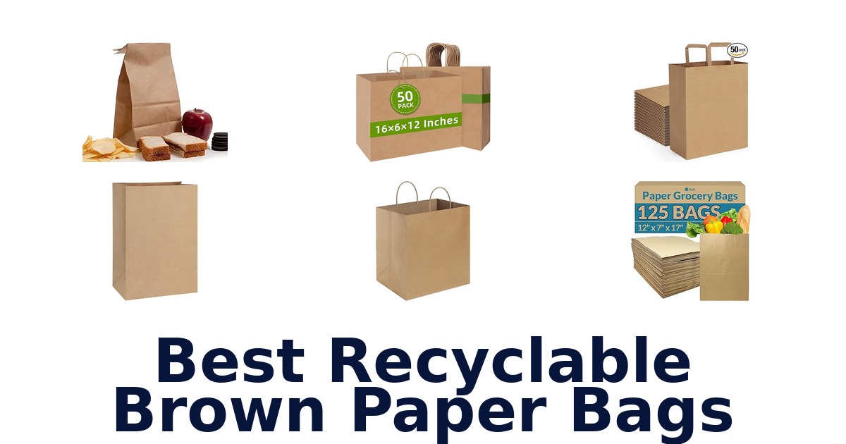 best recyclable brown paper bags