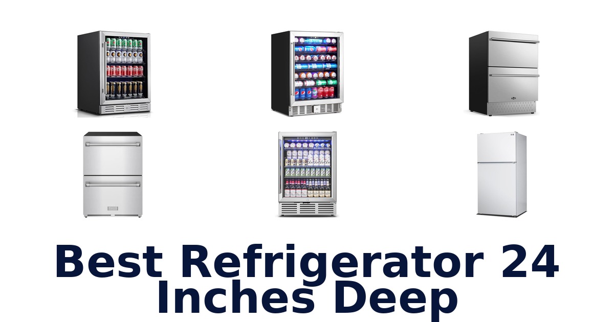 best refrigerator 24 inches deep