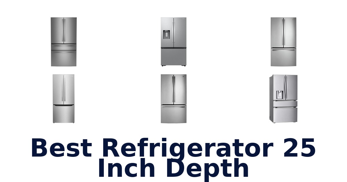 best refrigerator 25 inch depth