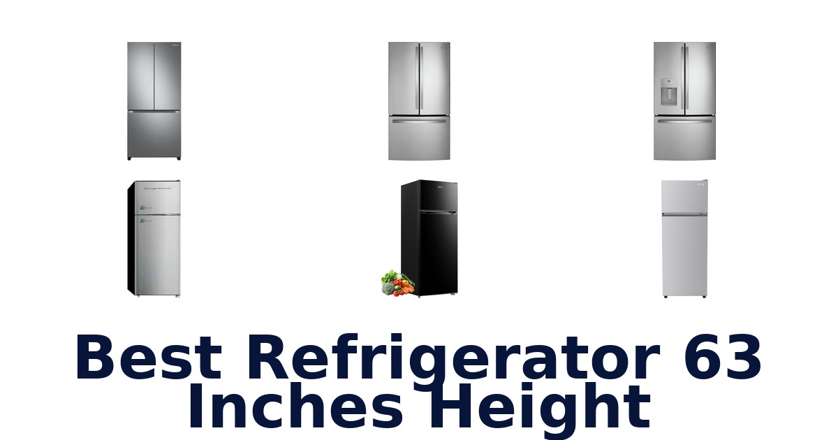 best refrigerator 63 inches height