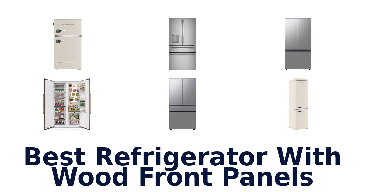 best refrigerator with wood front panels