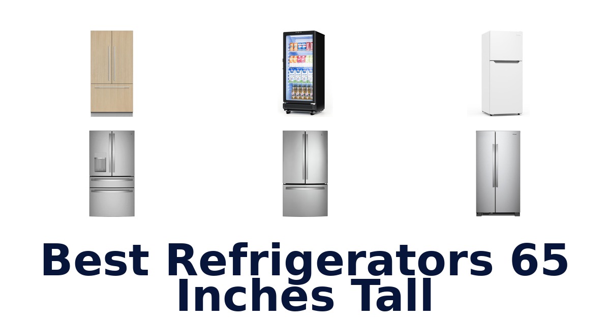 best refrigerators 65 inches tall