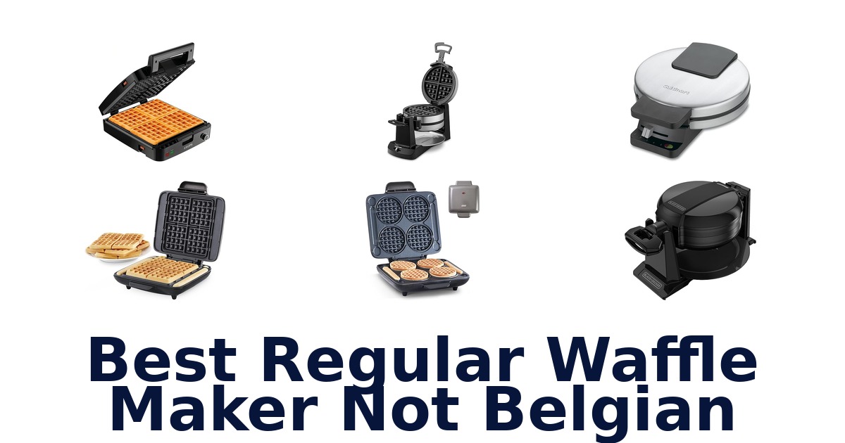 best regular waffle maker not belgian