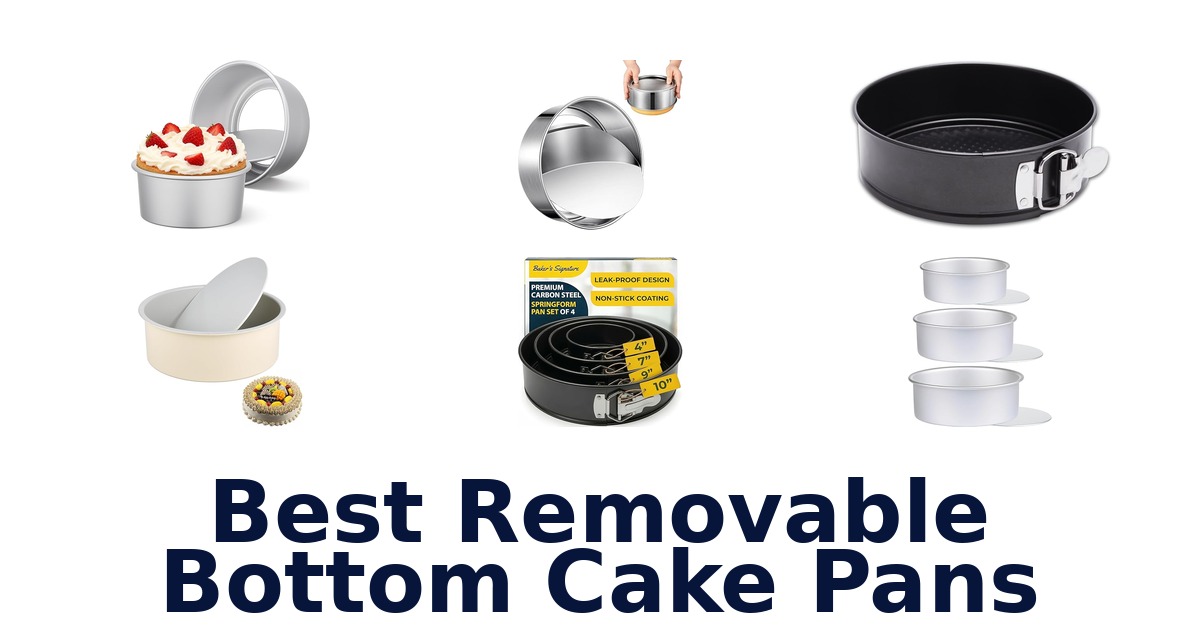 best removable bottom cake pans