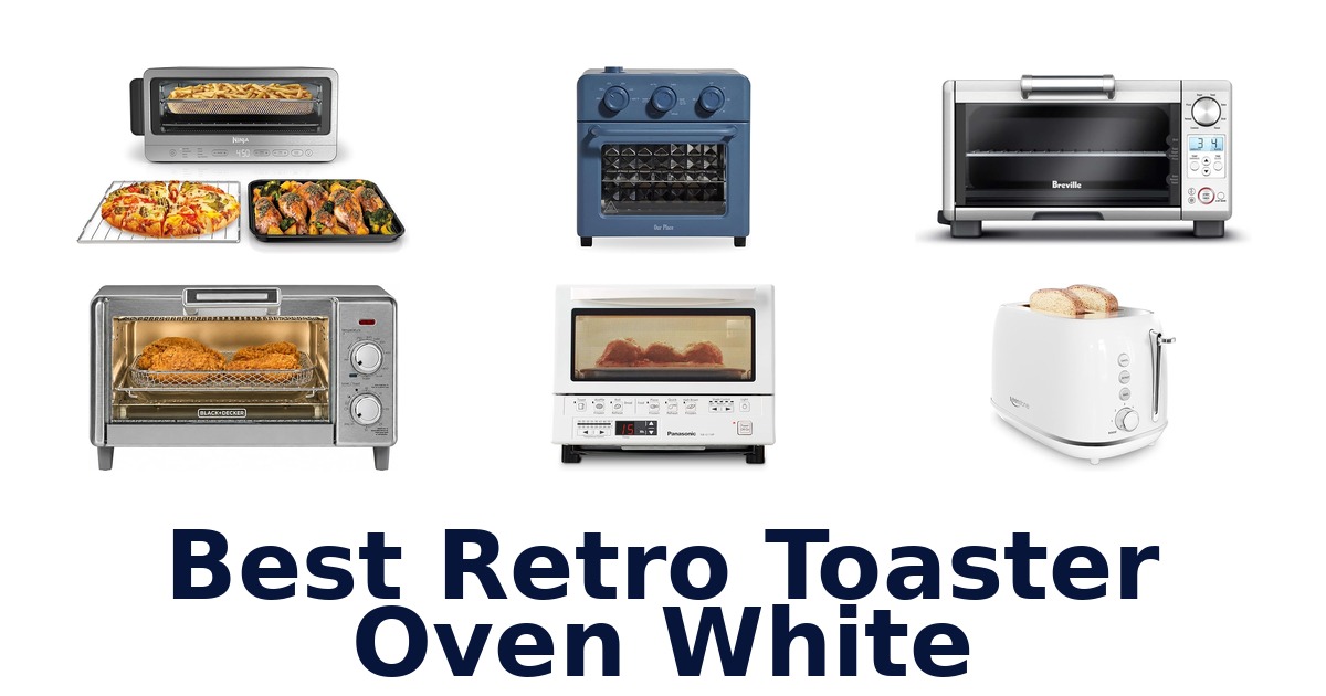 best retro toaster oven white