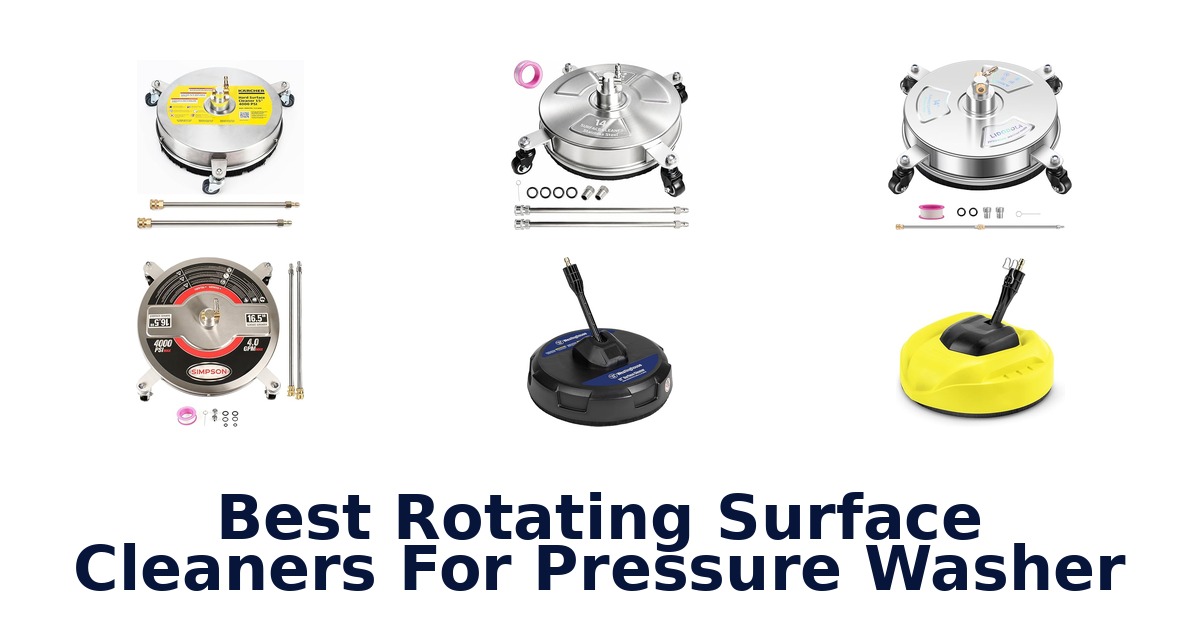 best rotating surface cleaners for pressure washer