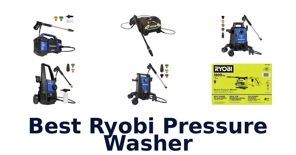 best ryobi pressure washer