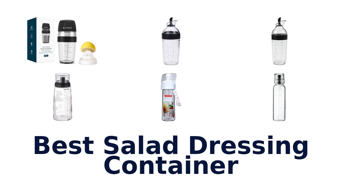 best salad dressing container