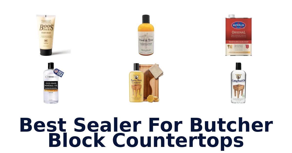 best sealer for butcher block countertops