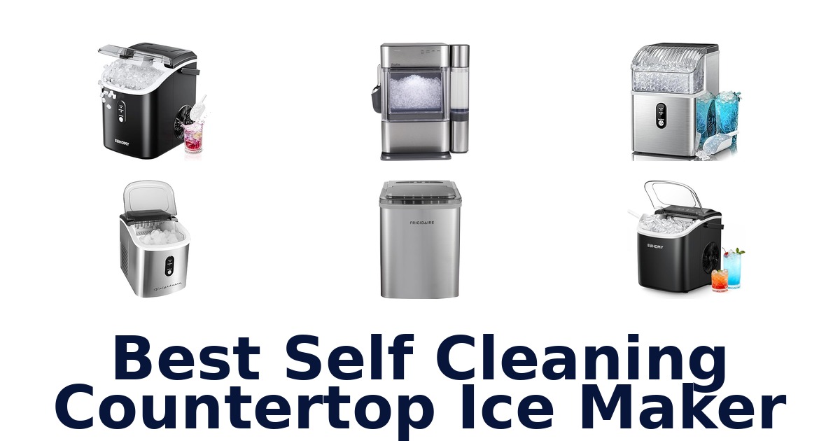 best self cleaning countertop ice maker
