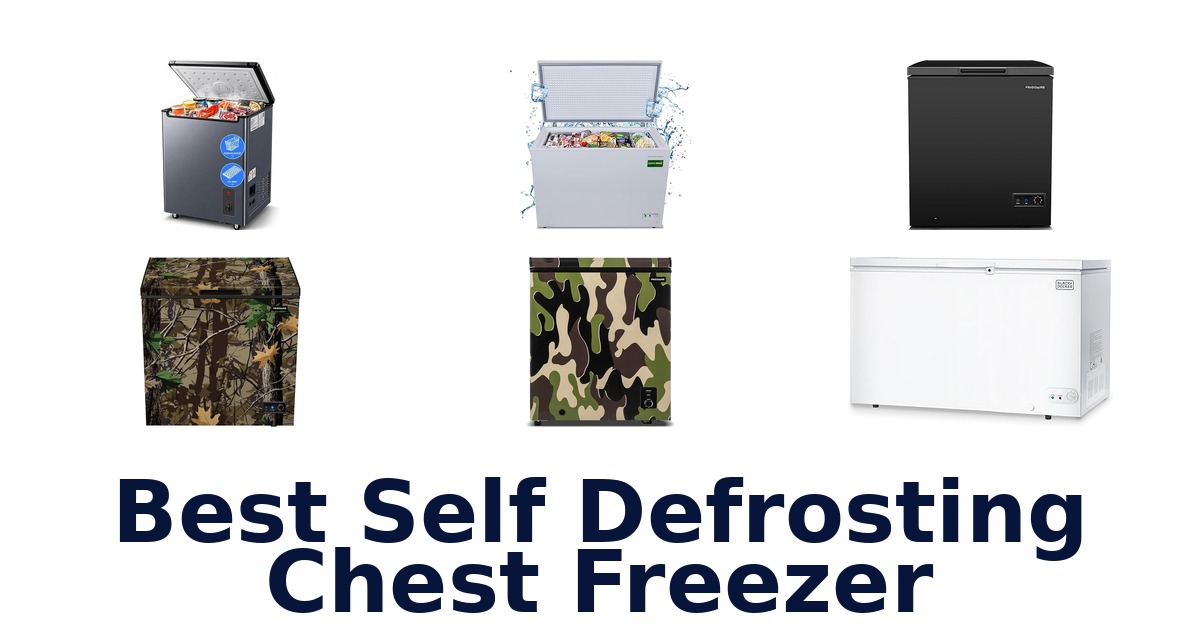 best self defrosting chest freezer