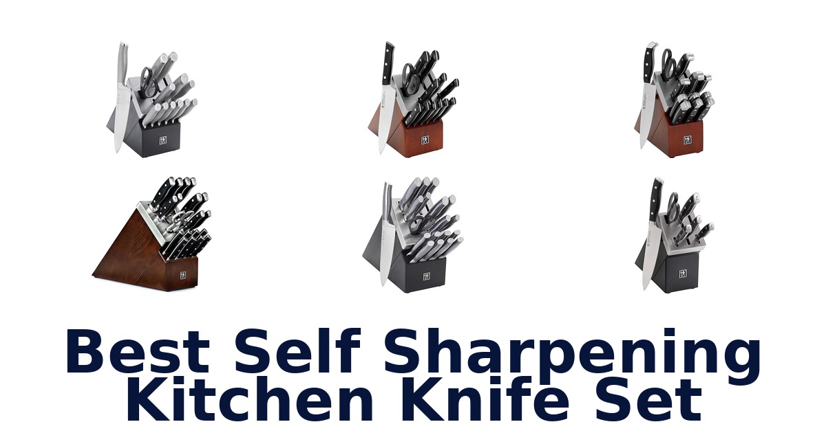 best self sharpening kitchen knife set