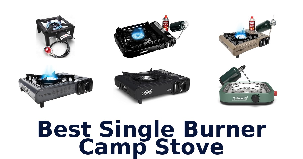 best single burner camp stove