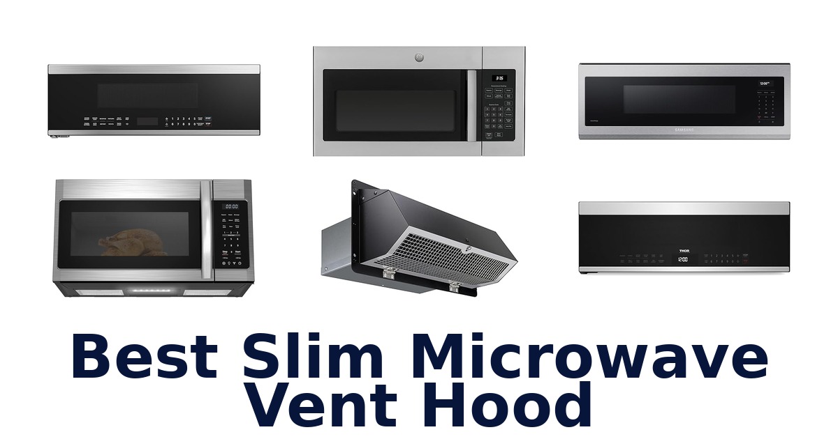 best slim microwave vent hood