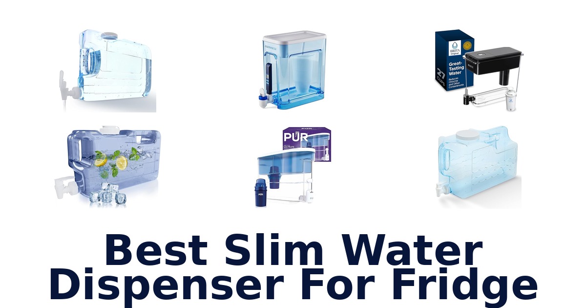 best slim water dispenser for fridge