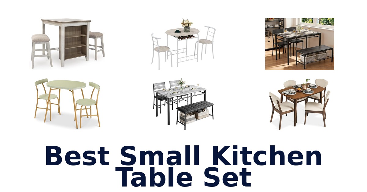best small kitchen table set
