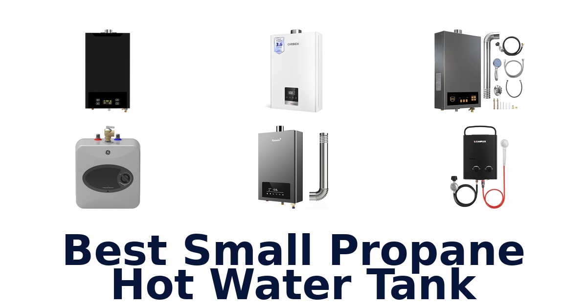 best small propane hot water tank