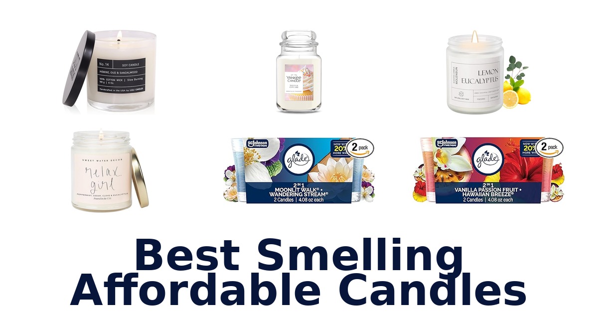 best smelling affordable candles