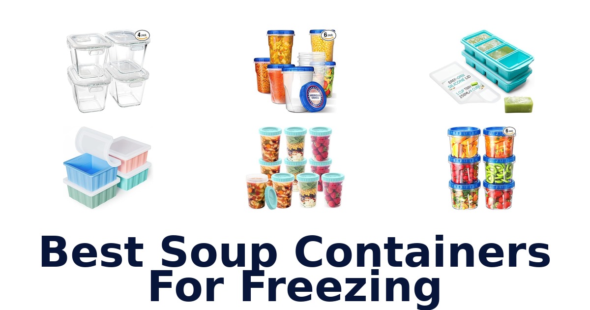 best soup containers for freezing