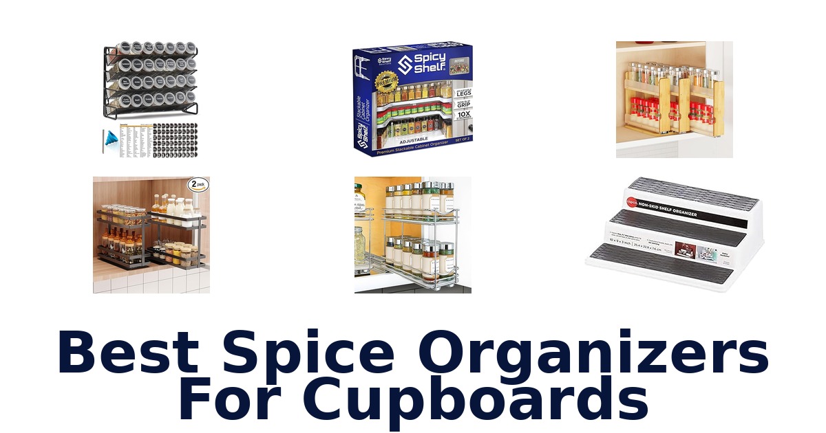 best spice organizers for cupboards