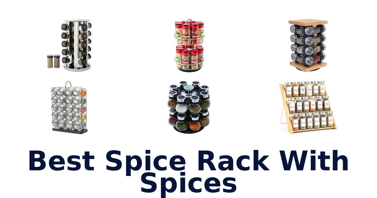best spice rack with spices