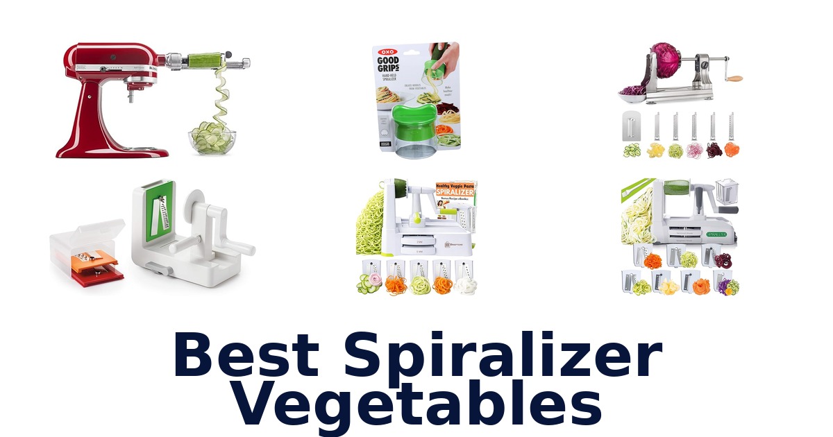 best spiralizer vegetables
