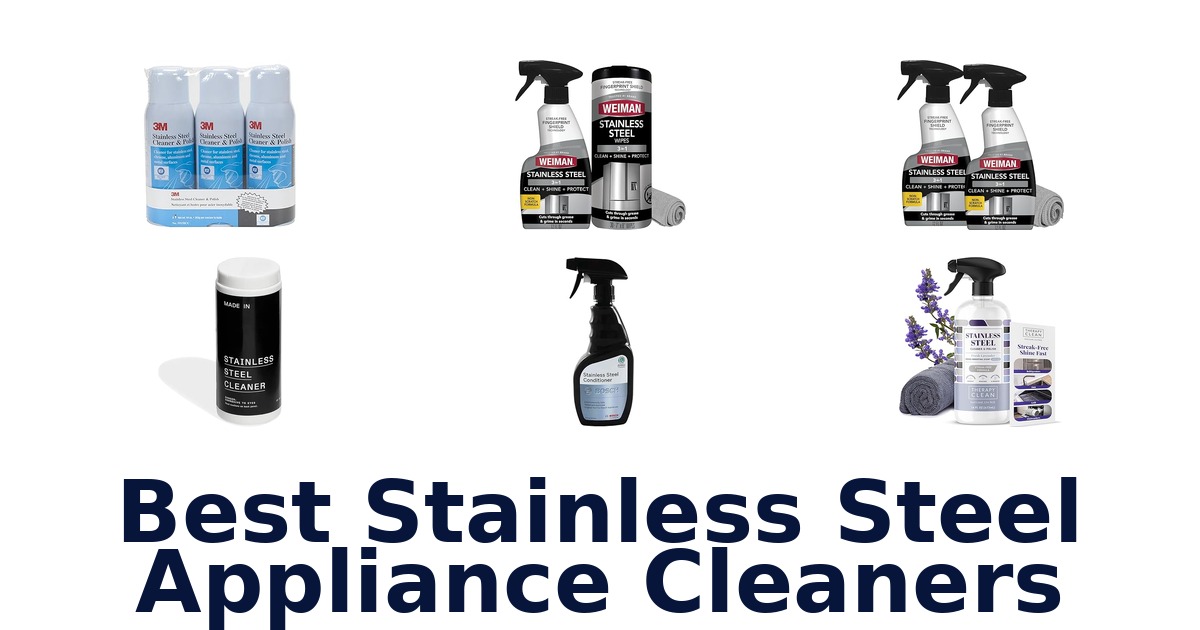 best stainless steel appliance cleaners