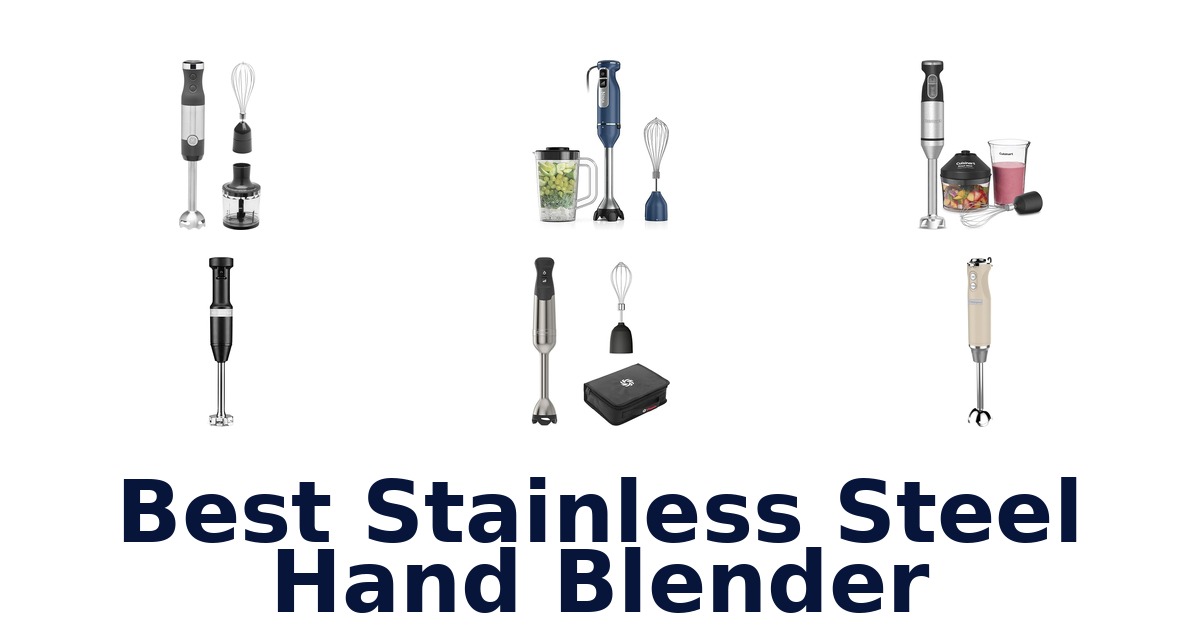 best stainless steel hand blender