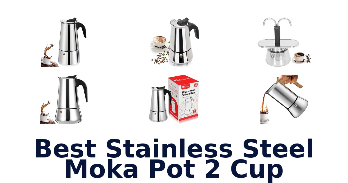 best stainless steel moka pot 2 cup