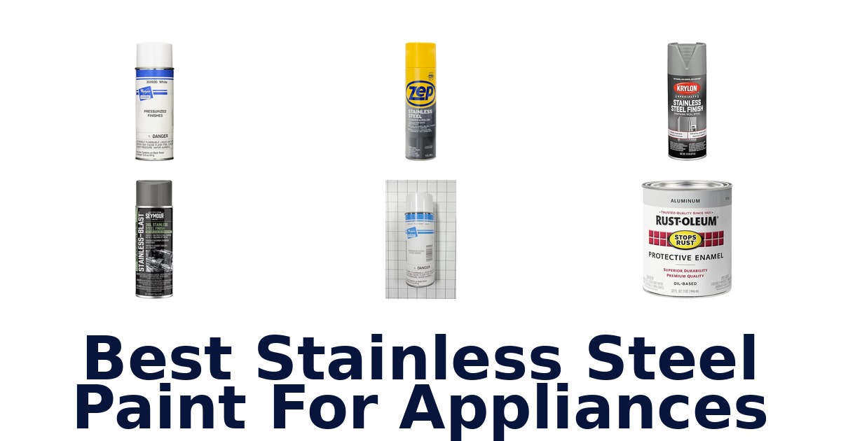best stainless steel paint for appliances