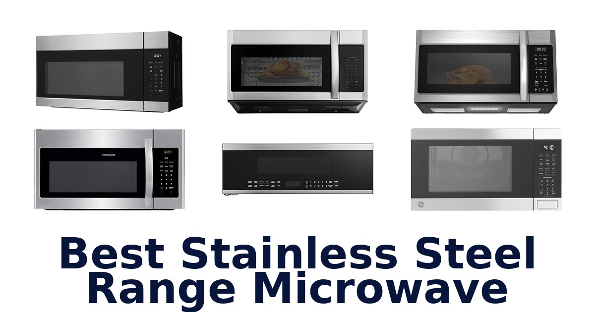 best stainless steel range microwave