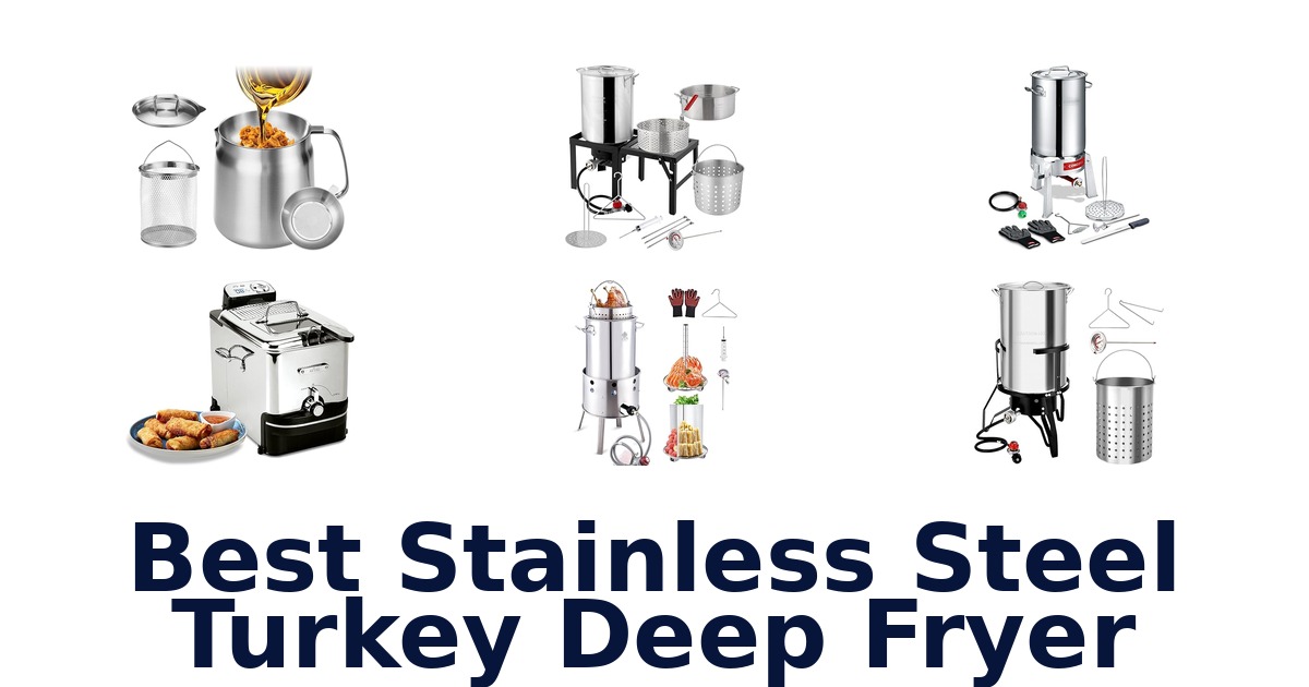 best stainless steel turkey deep fryer