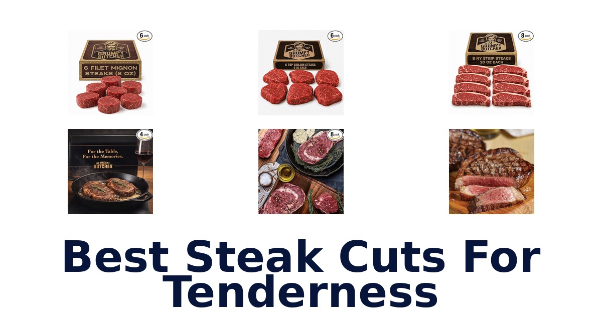 best steak cuts for tenderness