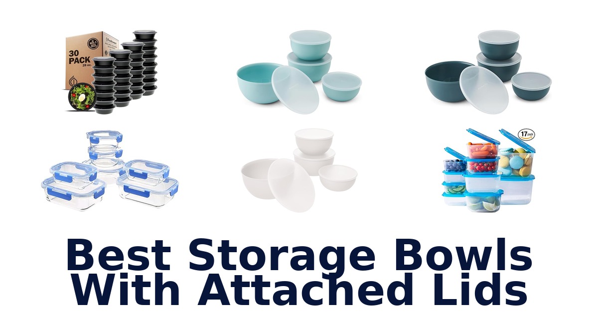 best storage bowls with attached lids