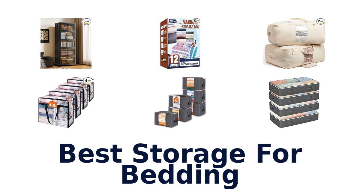 best storage for bedding