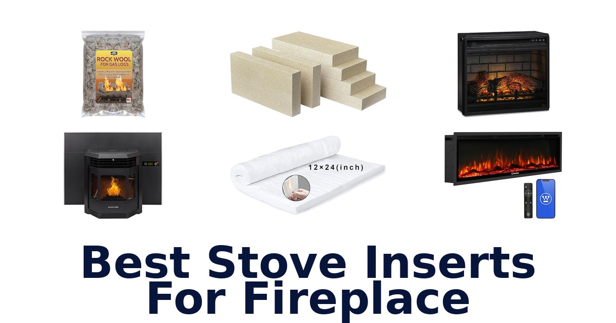 best stove inserts for fireplace