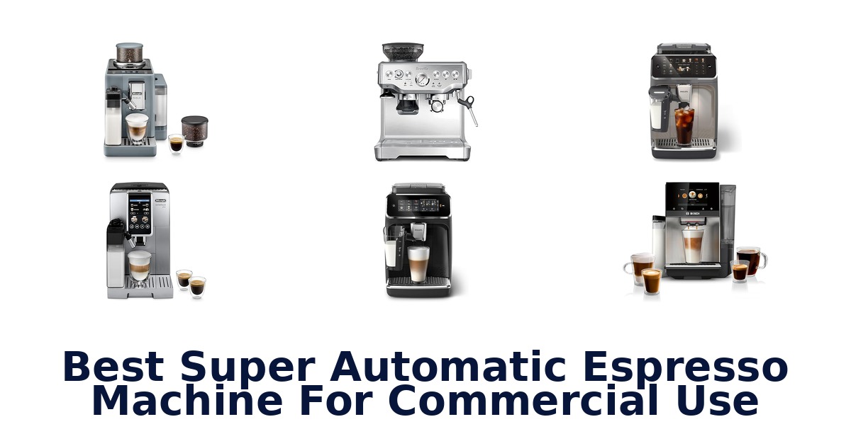 best super automatic espresso machine for commercial use