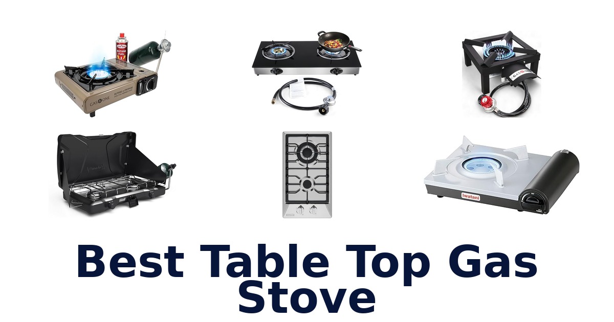 best table top gas stove