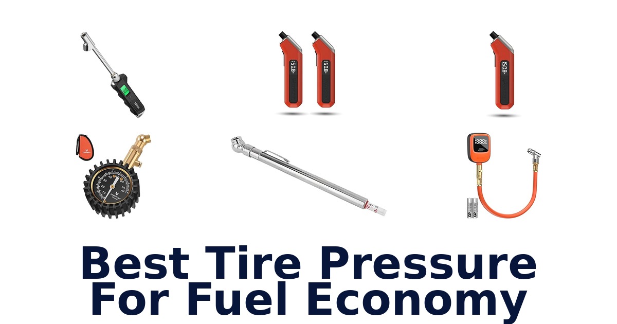 best tire pressure for fuel economy