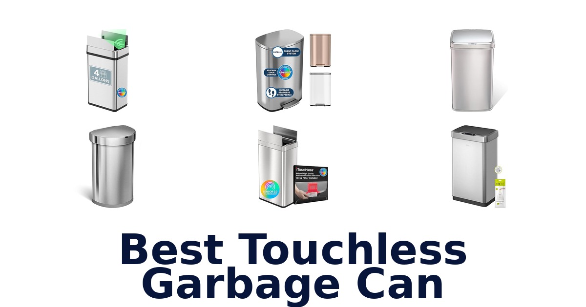 best touchless garbage can