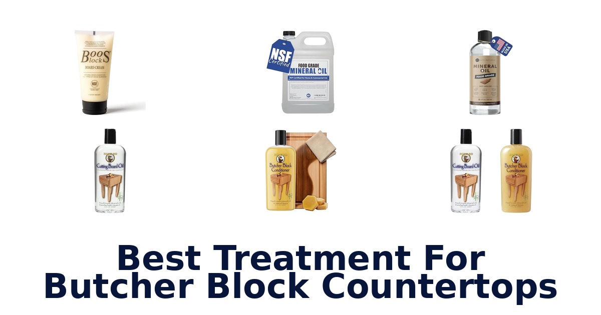 best treatment for butcher block countertops