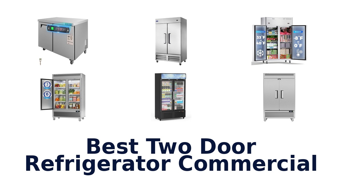 best two door refrigerator commercial
