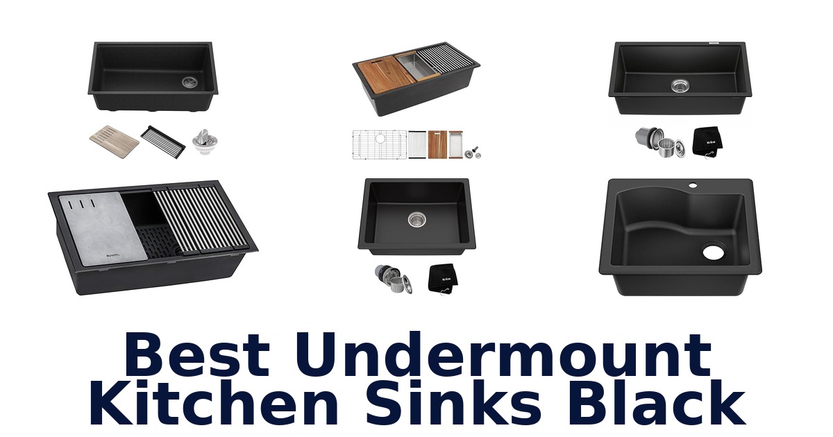 best undermount kitchen sinks black