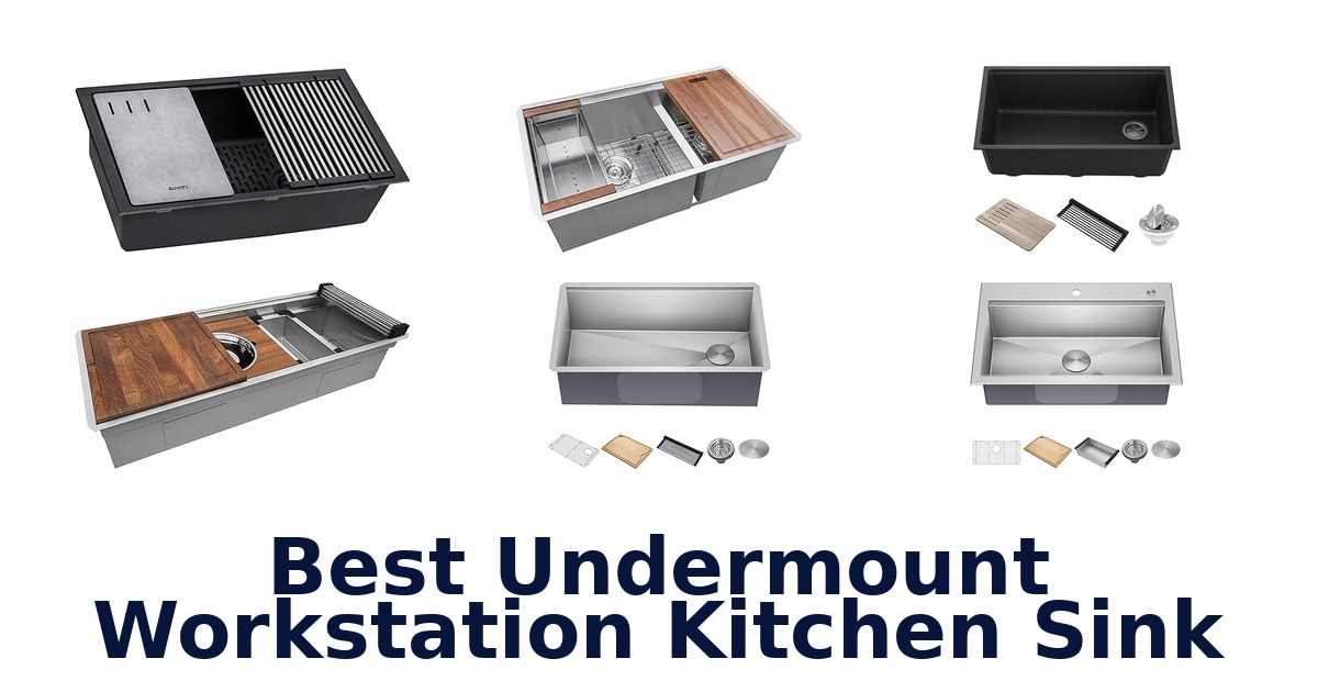 best undermount workstation kitchen sink