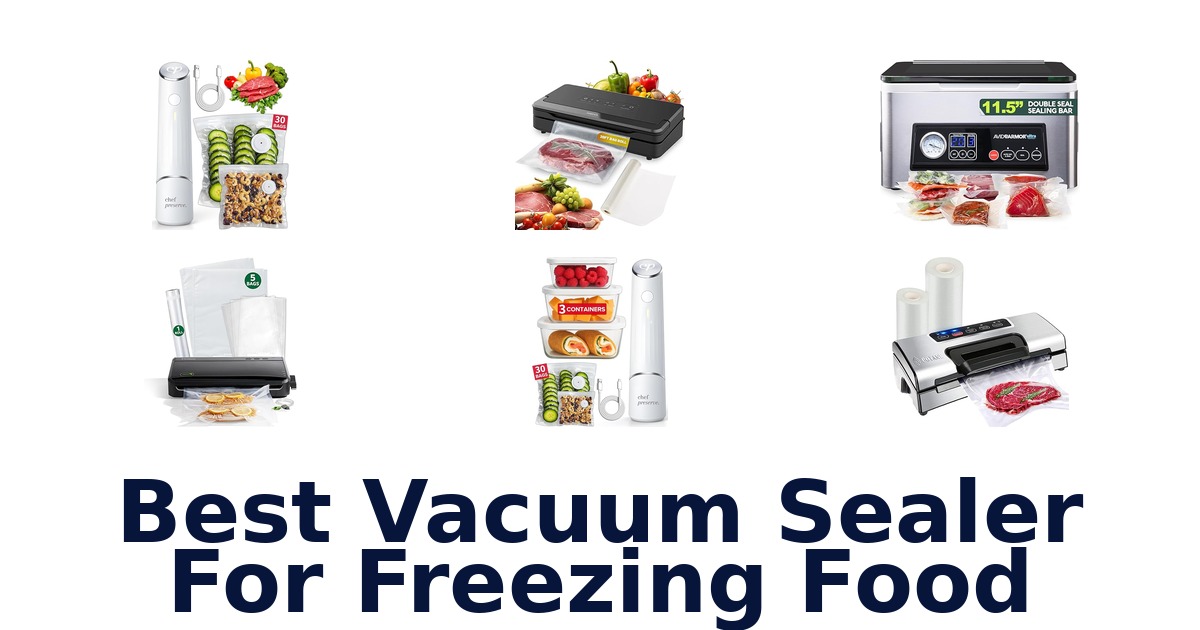 best vacuum sealer for freezing food